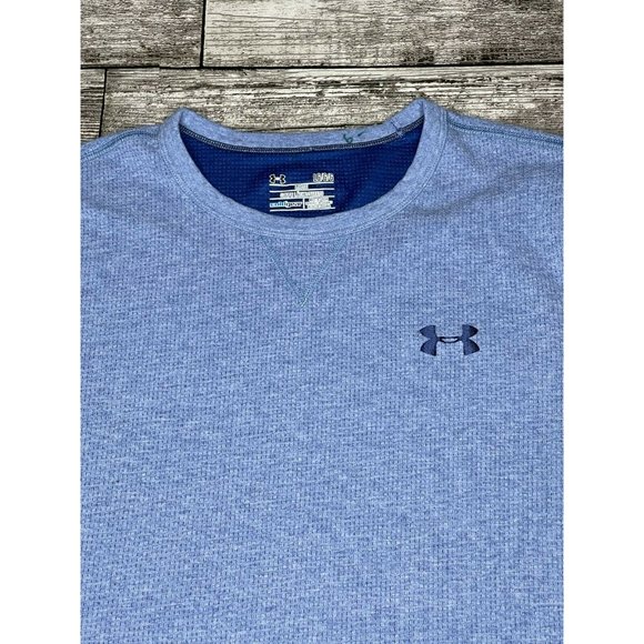 Under Armour Golf Pullover Sweater Blue - Picture 4 of 5